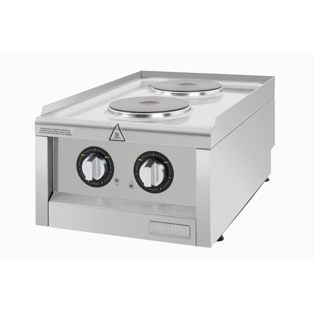 Table de cuisson électrique 2 feux Buffalo Série 600 - Buffalo - CU472