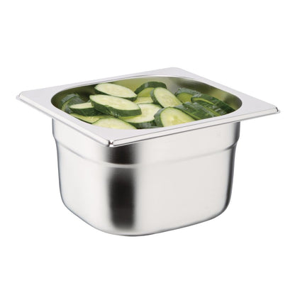 Bac Gastronorme inox GN 1/6 100mm Vogue - Vogue - K991