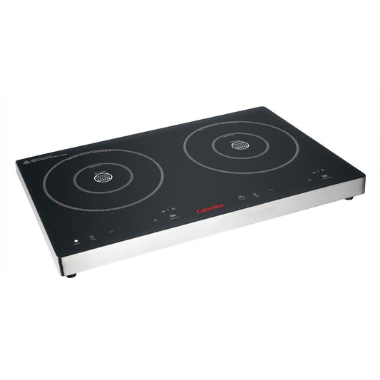 Double plaque de cuisson induction à commande tactile Caterlite 3 kW - Caterlite - DF824