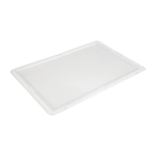 Couvercle pour boîte à pâte à pizza en polyéthylène Cambro 60x40x2cm - Cambro - FS332