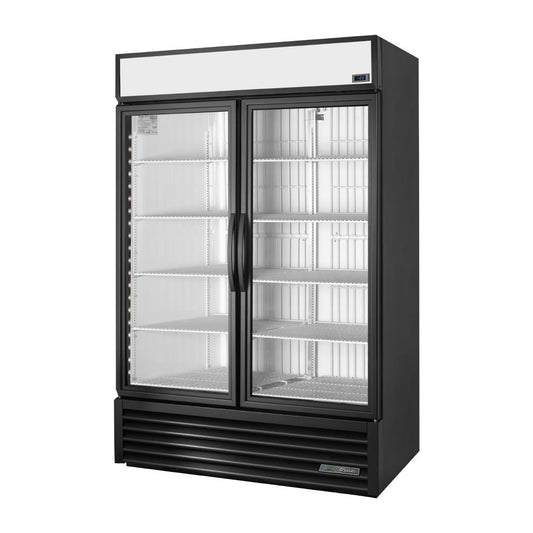 Vitrine réfrigérée négative libre service 2 portes True GDM-43F-HC~TSL01 BLK - TRUE - CX714