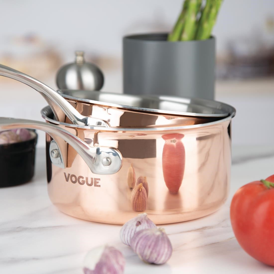 Casserole triple paroi cuivre induction Vogue 160mm - Vogue - CT998