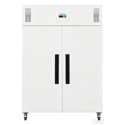 Armoire réfrigérée positive blanche Polar série G 2 portes 1 152L - Polar - PG042