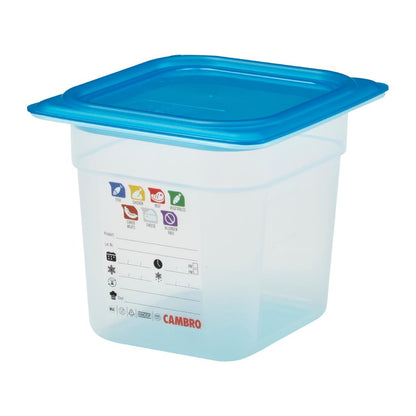 Bac en polypropylène Cambro Safetrak IML GN 1/6 150mm - Cambro - JN517