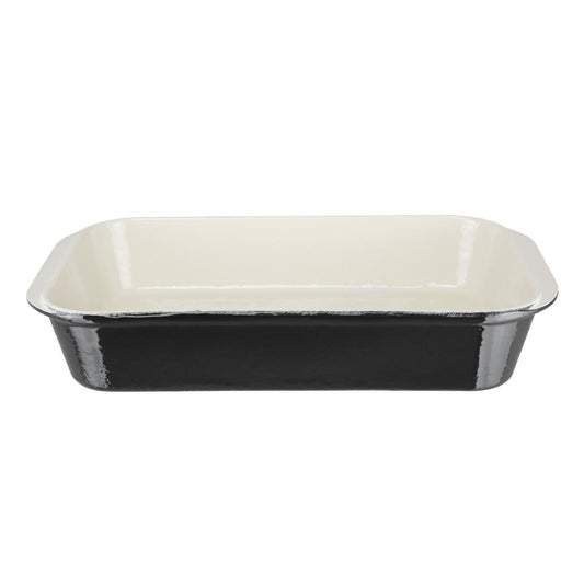 Plat à rôtir en fonte Vogue noir 405 x 250mm - Vogue - U572