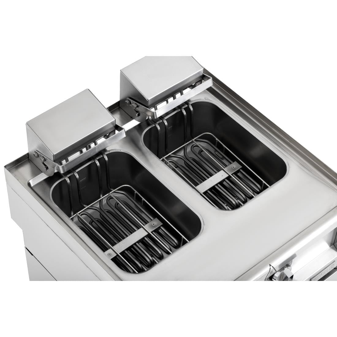 Friteuse électrique double Buffalo Série 600 2 x 8L - Buffalo - CU477