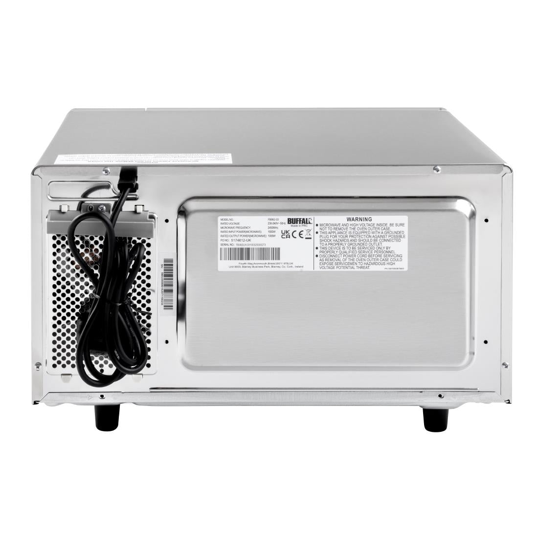 Micro-ondes professionnel programmable Buffalo 25L 1000W - Buffalo - FB862
