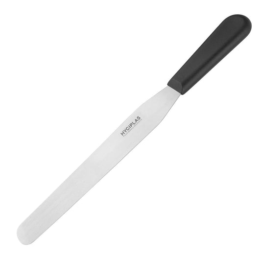 Couteau spatule à lame droite Hygiplas noir 255mm - Hygiplas - D406