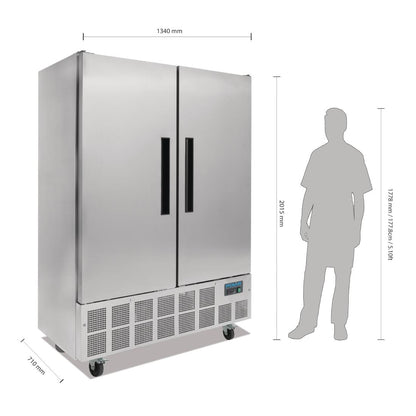Armoire réfrigérée positive 2 portes 960L Polar Série G - Polar - GD879