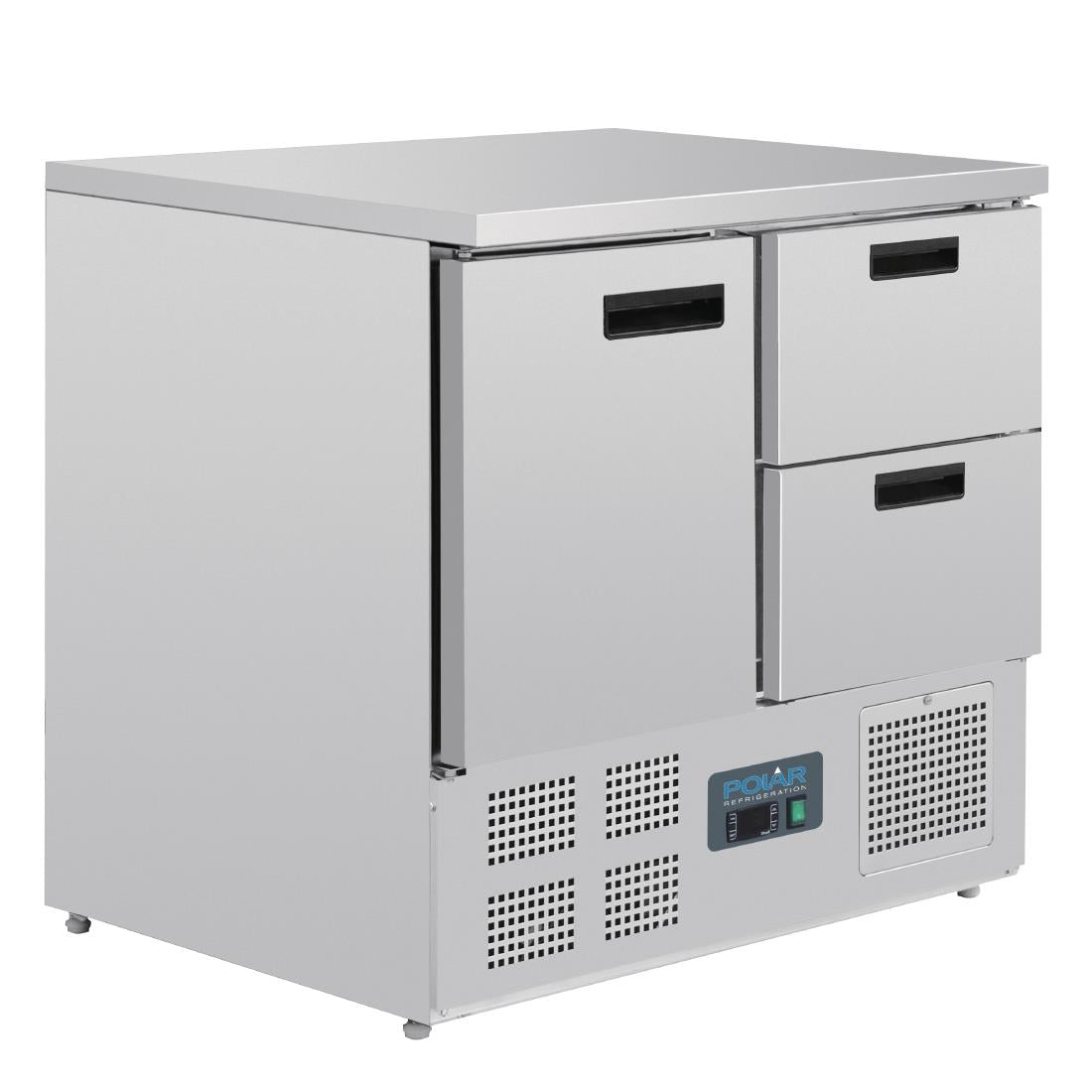 Table réfrigérée positive 1 porte 2 tiroirs Polar Série G 240L - Polar - U637