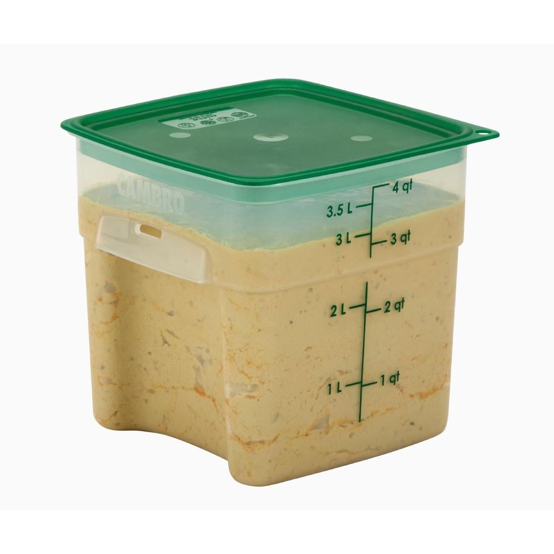 Boîte en polypropylène Cambro FreshPro CamSquare 3,8L - Cambro - JM721