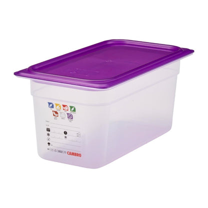 Bac en polypropylène Cambro Safetrak IML GN 1/3 150mm - Cambro - JN510