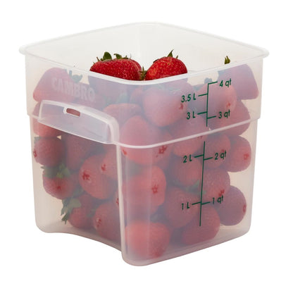 Boîte en polypropylène Cambro FreshPro CamSquare 3,8L - Cambro - JM721
