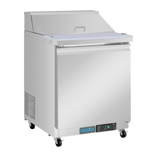 Comptoir de préparation réfrigéré positif 1 porte Polar Série U 154L - Polar - UA009