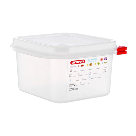 Boîtes alimentaires en polypropylène GN 1/6 Araven 1,7L (lot de 4) - Araven - DL980