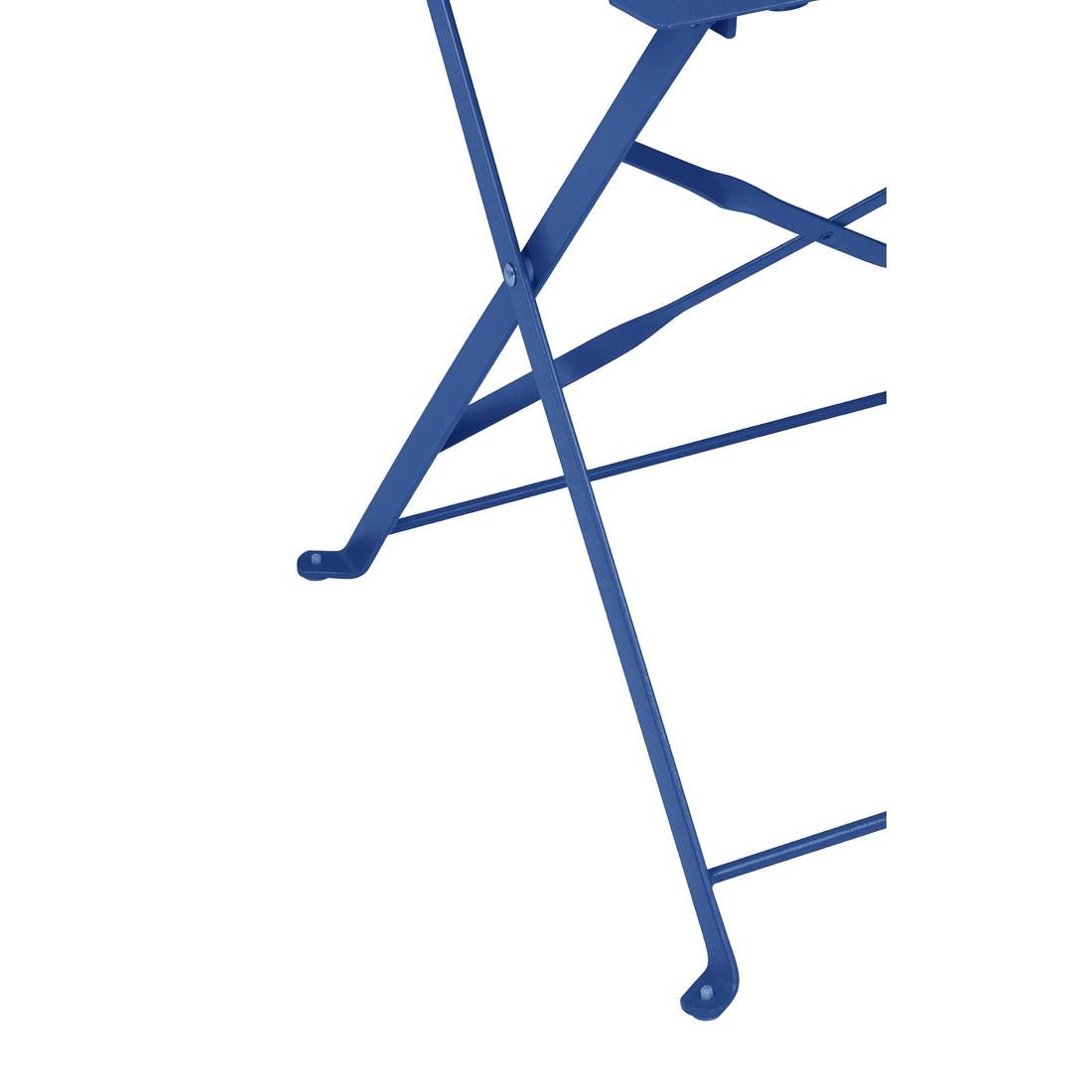 Chaises de terrasse pliantes Bolero Perth bleu marine foncé (lot de 2) - Bolero - FU541