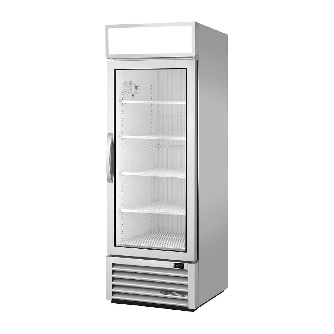 Vitrine réfrigérée négative libre service 1 porte True GDM-23F-HC-FGD01-ALU - TRUE - CX784