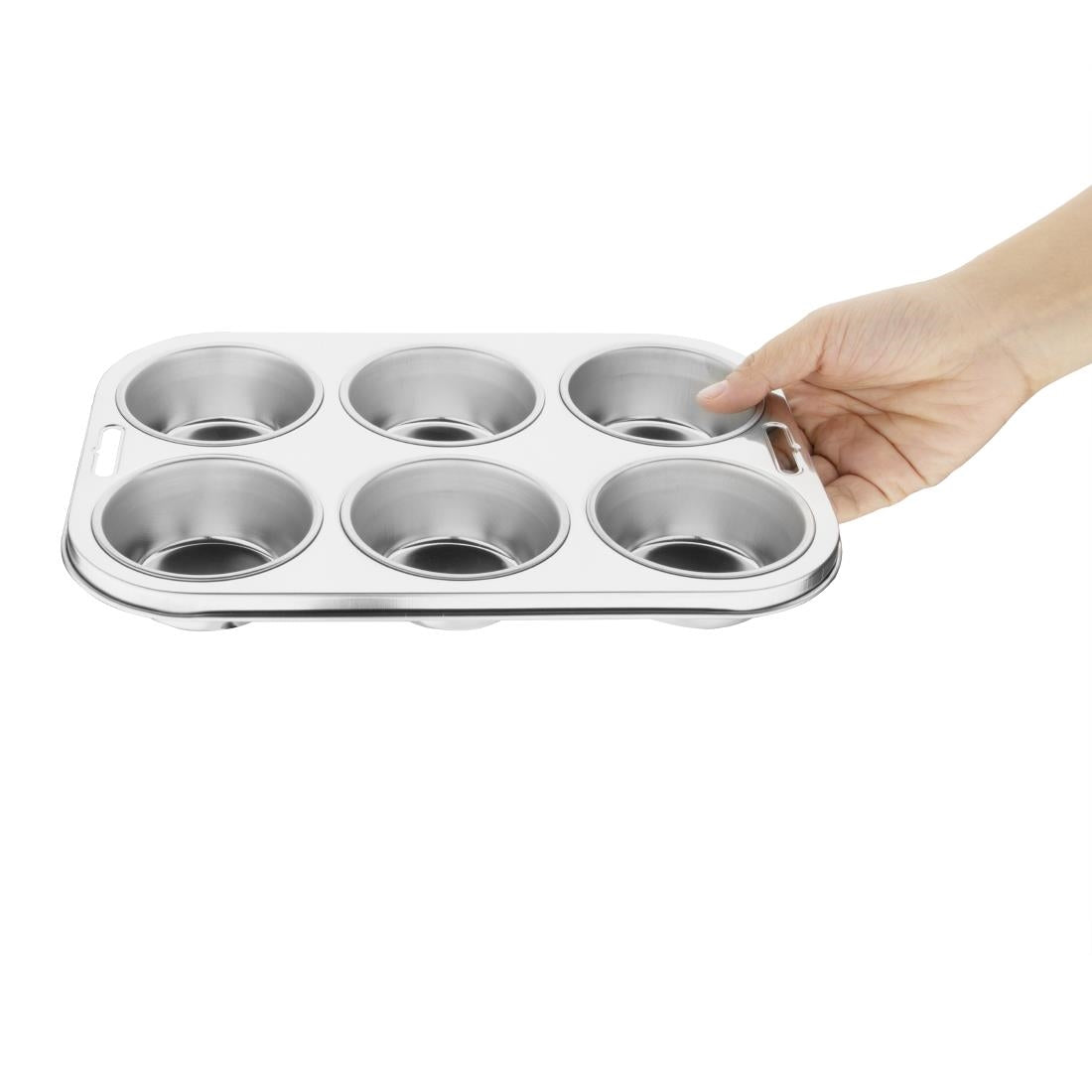 Plaque de 6 moules à muffins profonds Vogue - Vogue - E714