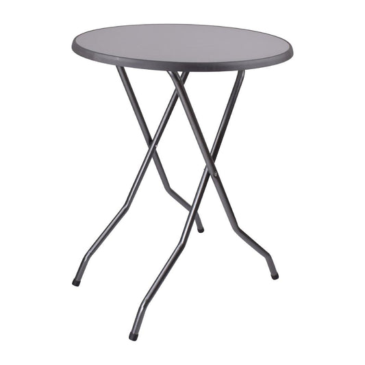 Table haute ronde pliante Barcelona 85cm - Mebu - FT987