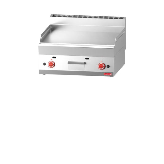 Plancha gaz plaque lisse chromée 65/70FTG-CR Gastro M 650 - Gastro M - GN060