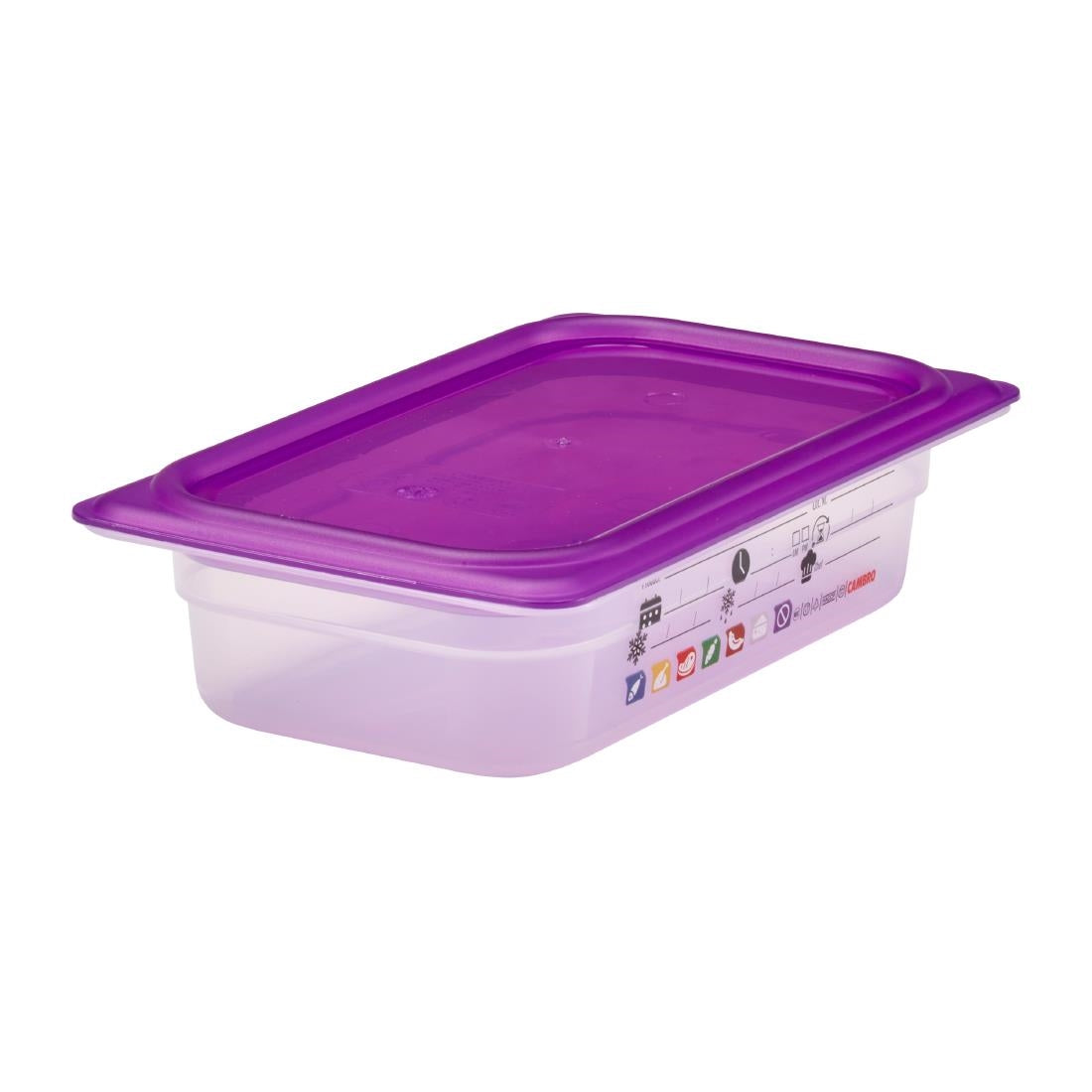 Bac en polypropylène Cambro Safetrak IML GN 1/4 65mm - Cambro - JN512