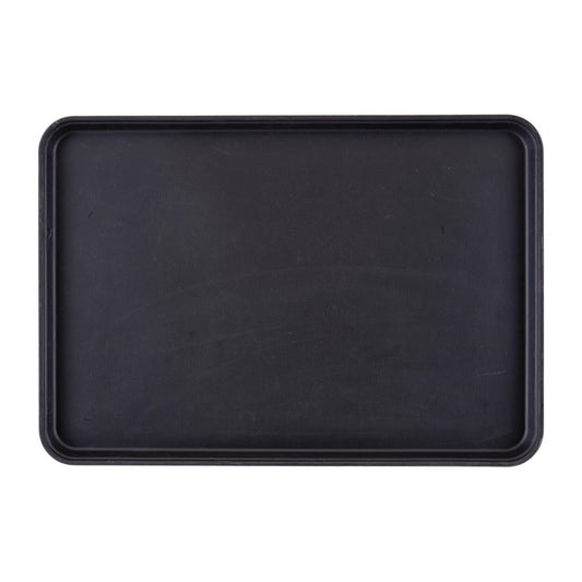 Plateau de service rectangulaire fibre de verre antidérapant Camtread Cambro noir 450x650mm (lot de 6) - Cambro - CL930