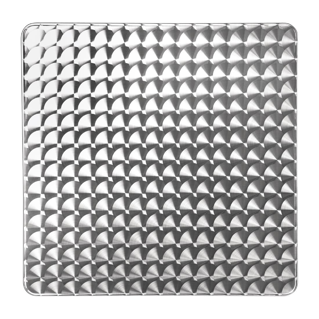 Table carrée inox et aluminium Bolero 600mm - Bolero - CG837