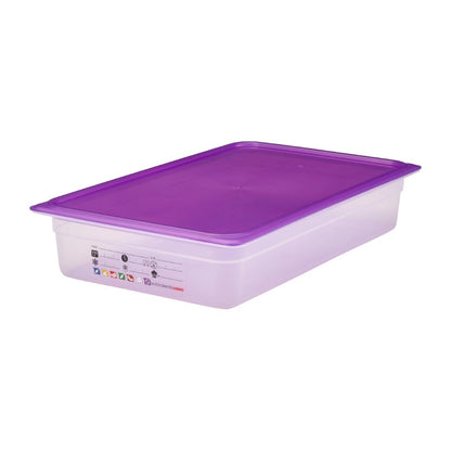 Bac en polypropylène Cambro Safetrak IML GN 1/1 100mm - Cambro - JN501