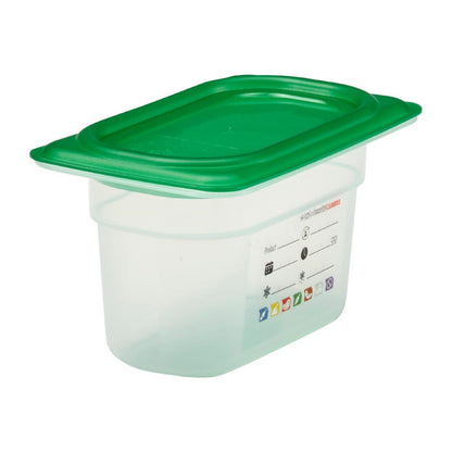 Bac en polypropylène Cambro Safetrak IML GN 1/9 100mm - Cambro - JN519