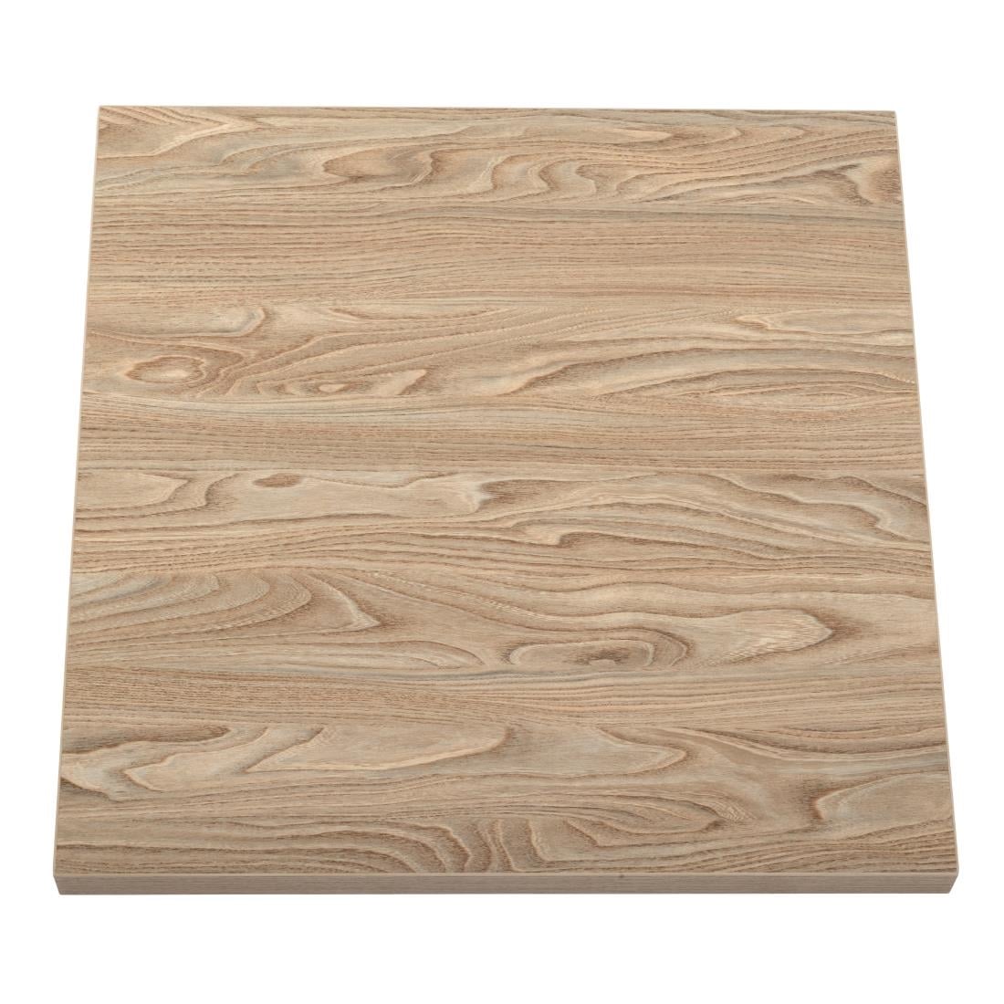Plateau de table carré Bolero 700mm effet bois clair - Bolero - GR331