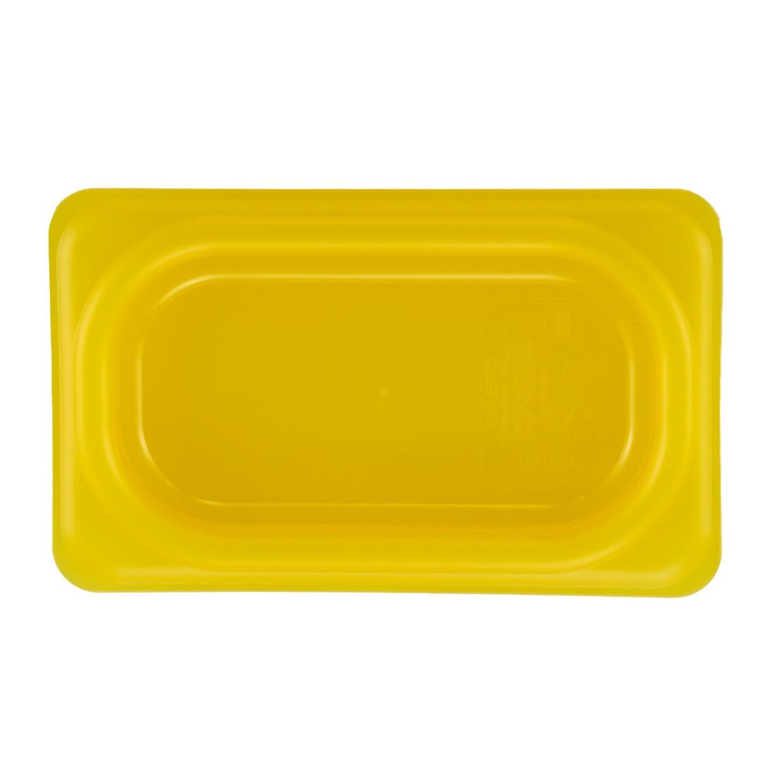 Couvercle hermétique en polypropylène GN 1/9 Cambro Safetrak IML jaune - Cambro - JN551