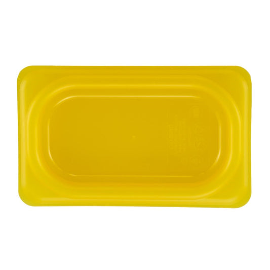 Couvercle hermétique en polypropylène GN 1/9 Cambro Safetrak IML jaune - Cambro - JN551