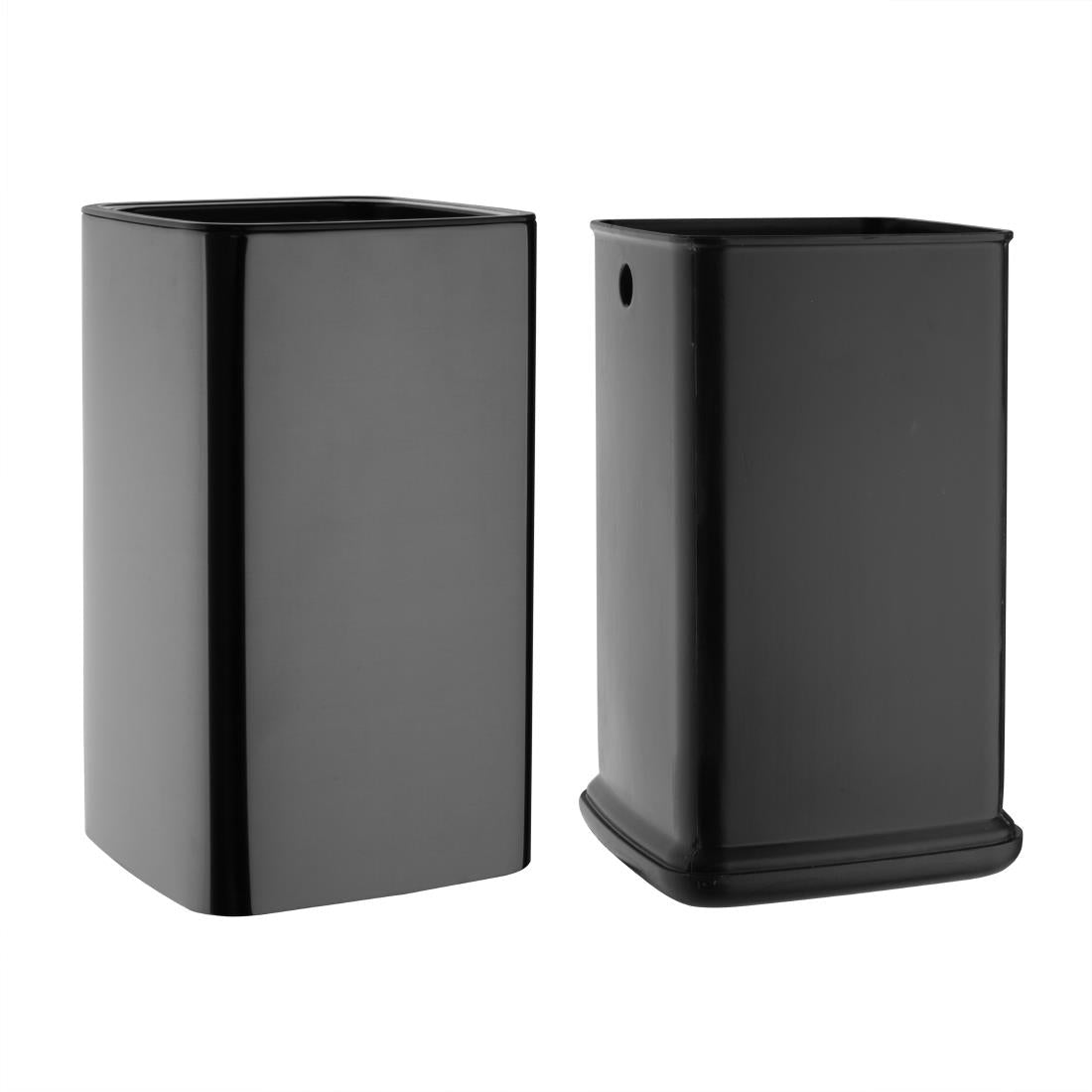 Poubelle carrée Bolero noire 10L - Bolero - HX260
