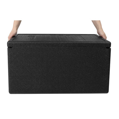 Conteneur isotherme ouverture sur le dessus Cambro GoBox EPP noir 80L - Cambro - DW582
