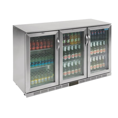Arrière-bar trois portes pivotantes Polar Série G inox 330L - Polar - GL009