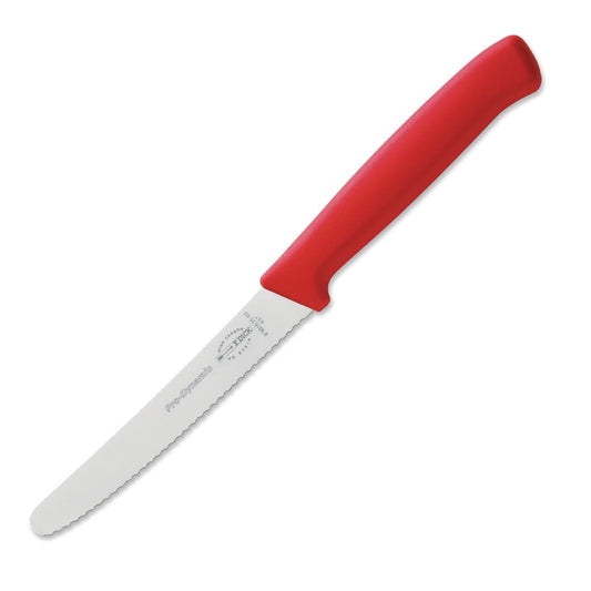 Couteau universel denté Dick Pro Dynamic rouge 11cm - Dick - GL296