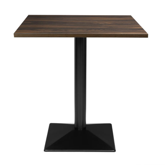 Table carrée Bolero Complete effet bois foncé 700mm - Bolero - HW850