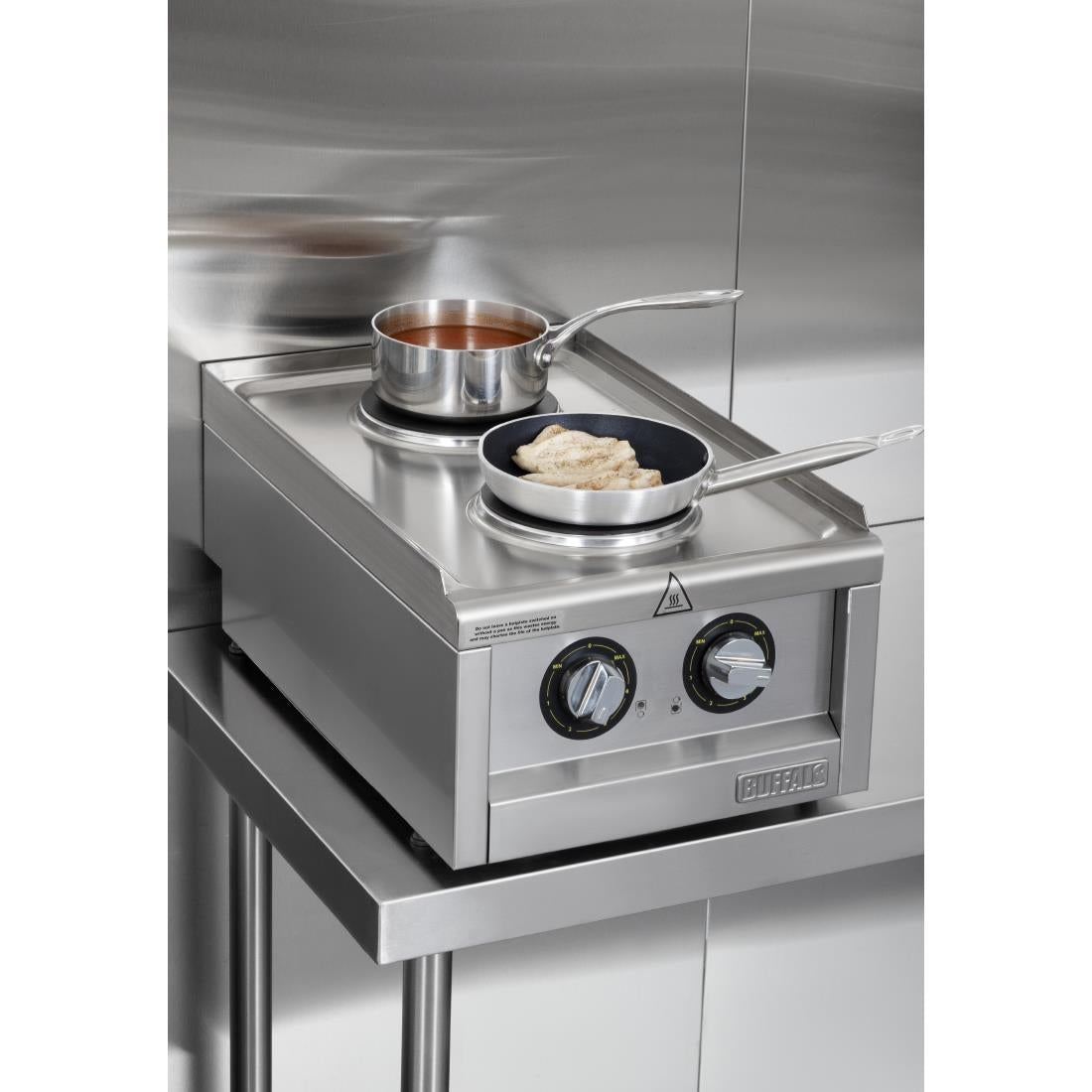 Table de cuisson électrique 2 feux Buffalo Série 600 - Buffalo - CU472