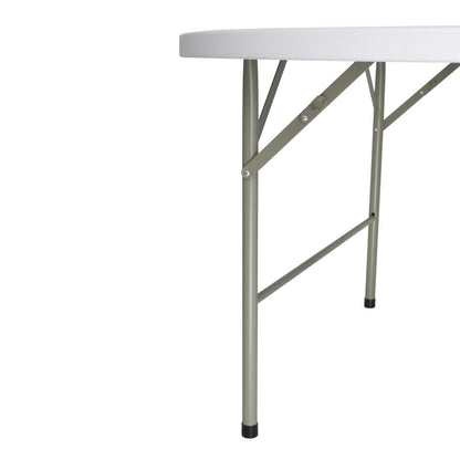 Table ronde pliable au centre Bolero blanche 1530mm - Bolero - CC506