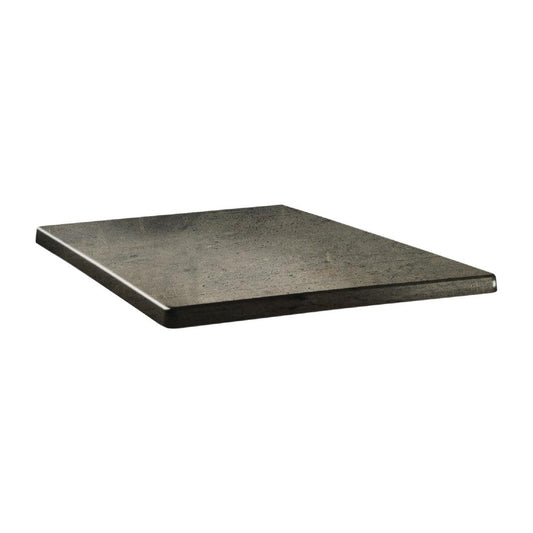 Plateau de table carré Topalit Classic Line 80x80cm béton - Topalit - DR949