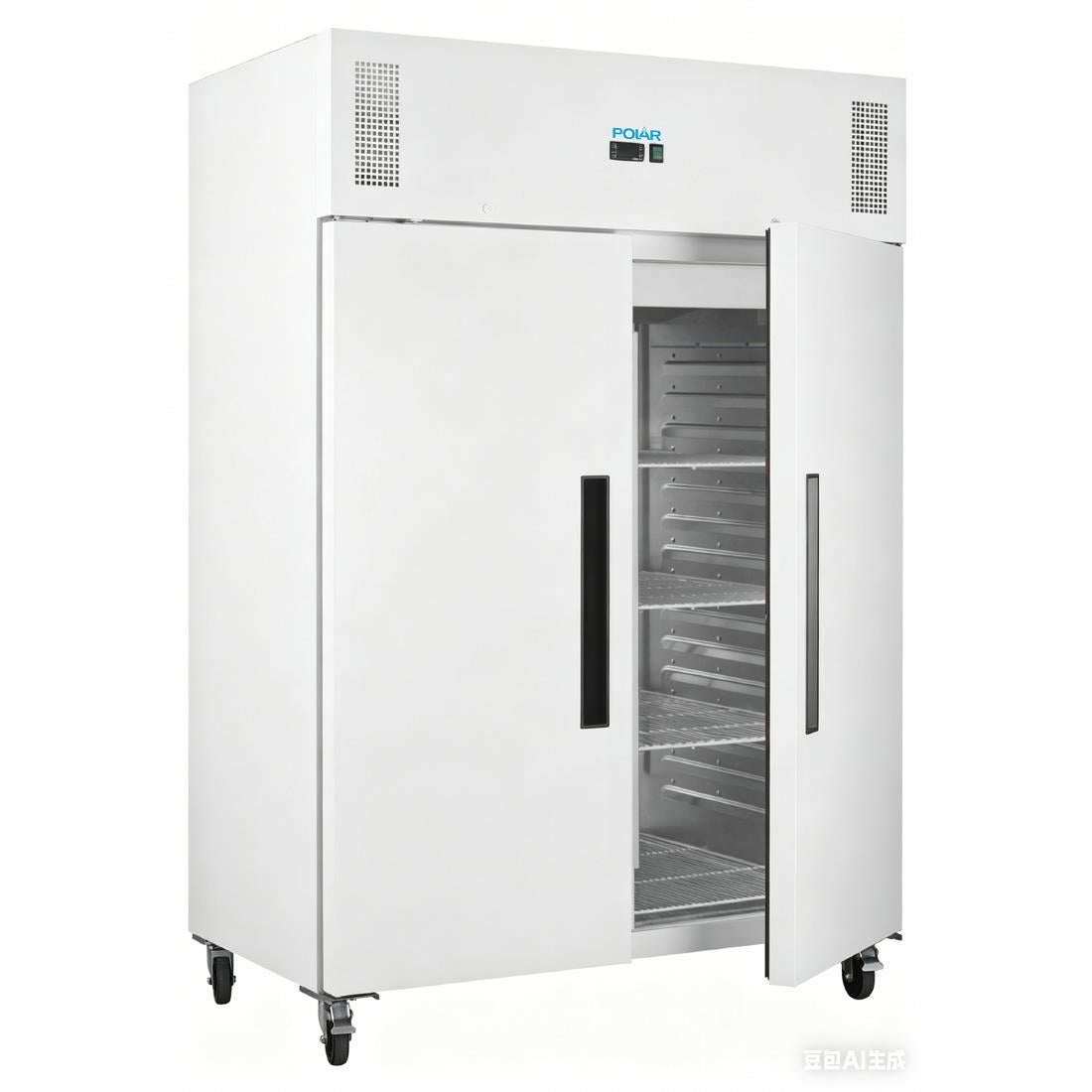 Armoire réfrigérée positive blanche Polar série G 2 portes 1 152L - Polar - PG042