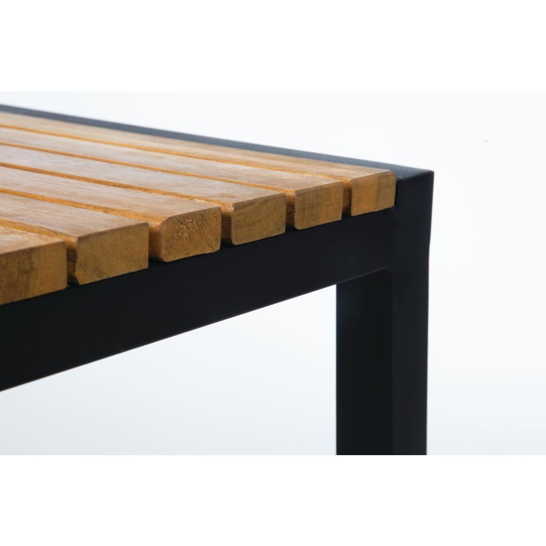 Tabourets de bar en acier et acacia Bolero (lot de 2) - Bolero - DS156