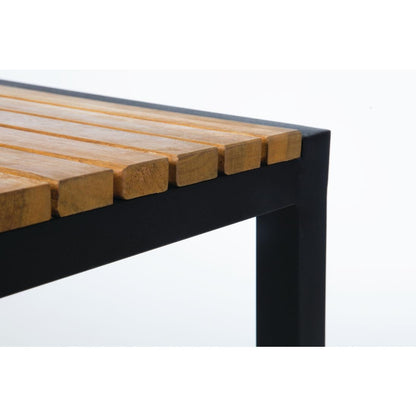 Tabourets de bar en acier et acacia Bolero (lot de 2) - Bolero - DS156