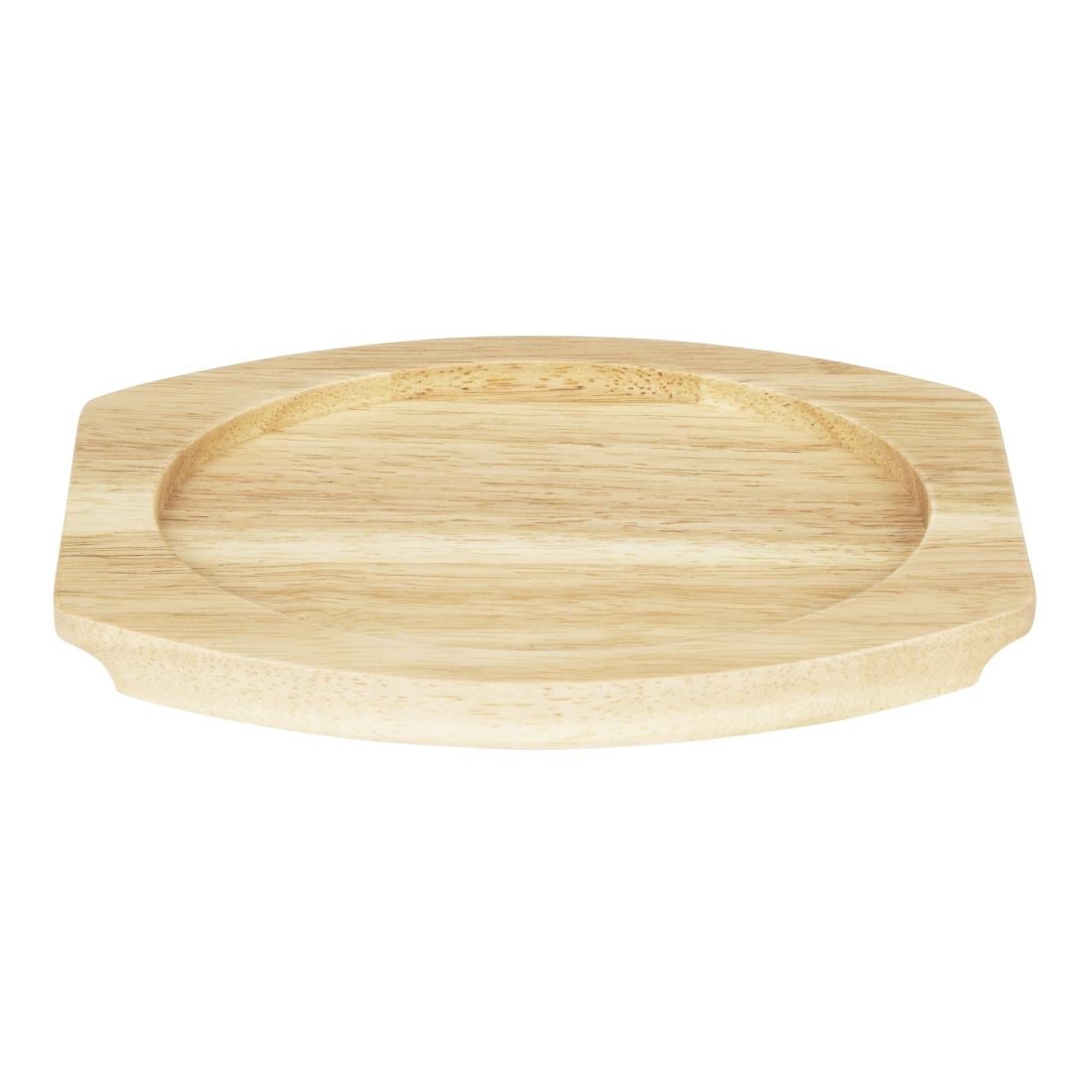 Planche en hévéa pour plat ovale en fonte Olympia 260x165mm pour FW817 - Olympia - FW977