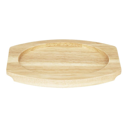 Planche en hévéa pour plat ovale en fonte Olympia 260x165mm pour FW817 - Olympia - FW977