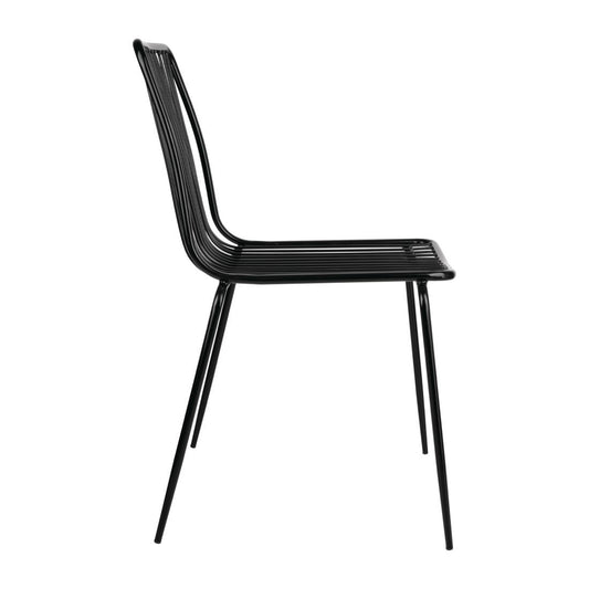 Chaises en fils d'acier Bolero (lot de 4) - Bolero - FB874