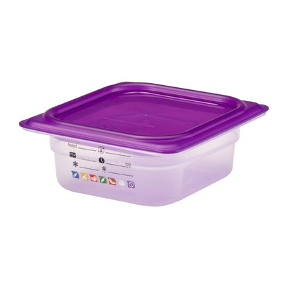 Bac en polypropylène Cambro Safetrak IML GN 1/6 65mm - Cambro - JN515