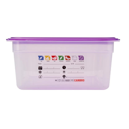 Bac en polypropylène Cambro Safetrak IML GN 1/1 150mm - Cambro - JN502