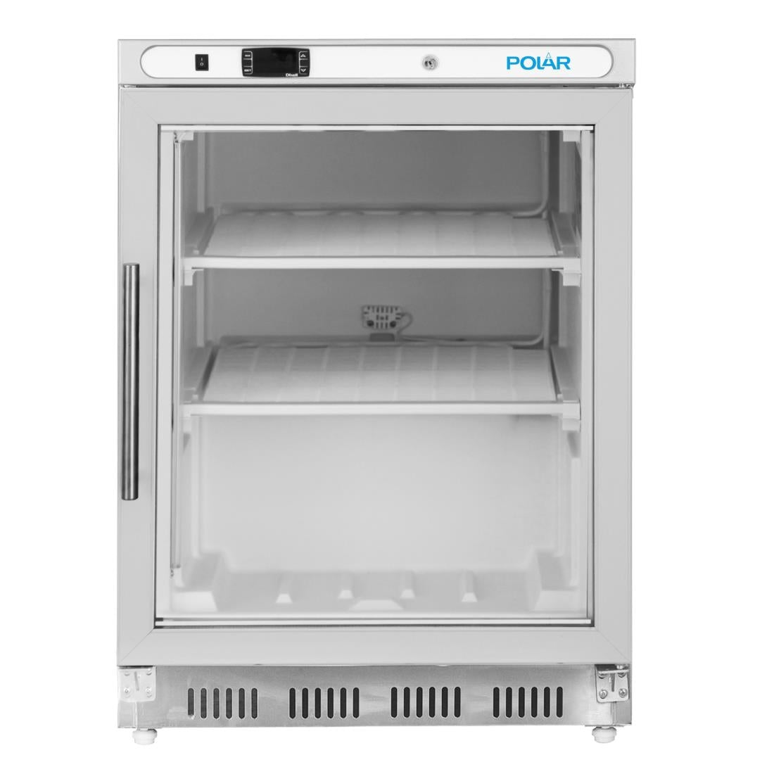 Vitrine réfrigérée négative de comptoir Polar Série C inox 129L - Polar - PC008