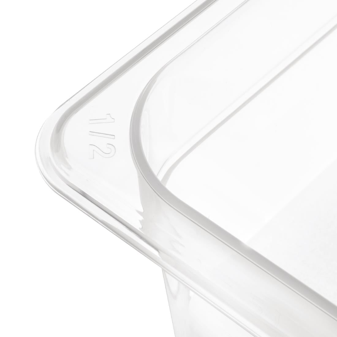 Bac en polypropylène GN 1/2 sans couvercle Nisbets Essentials 150mm - Nisbets Essentials - FA824
